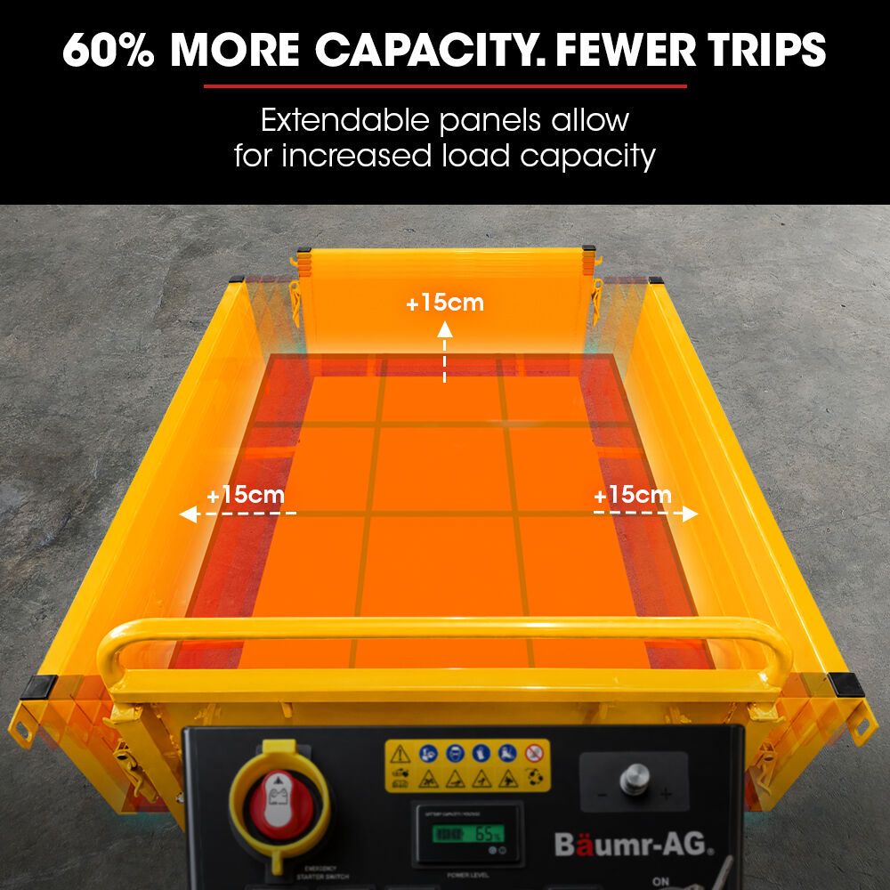 BAUMR-AG Flatbed Tray for Power Barrow
