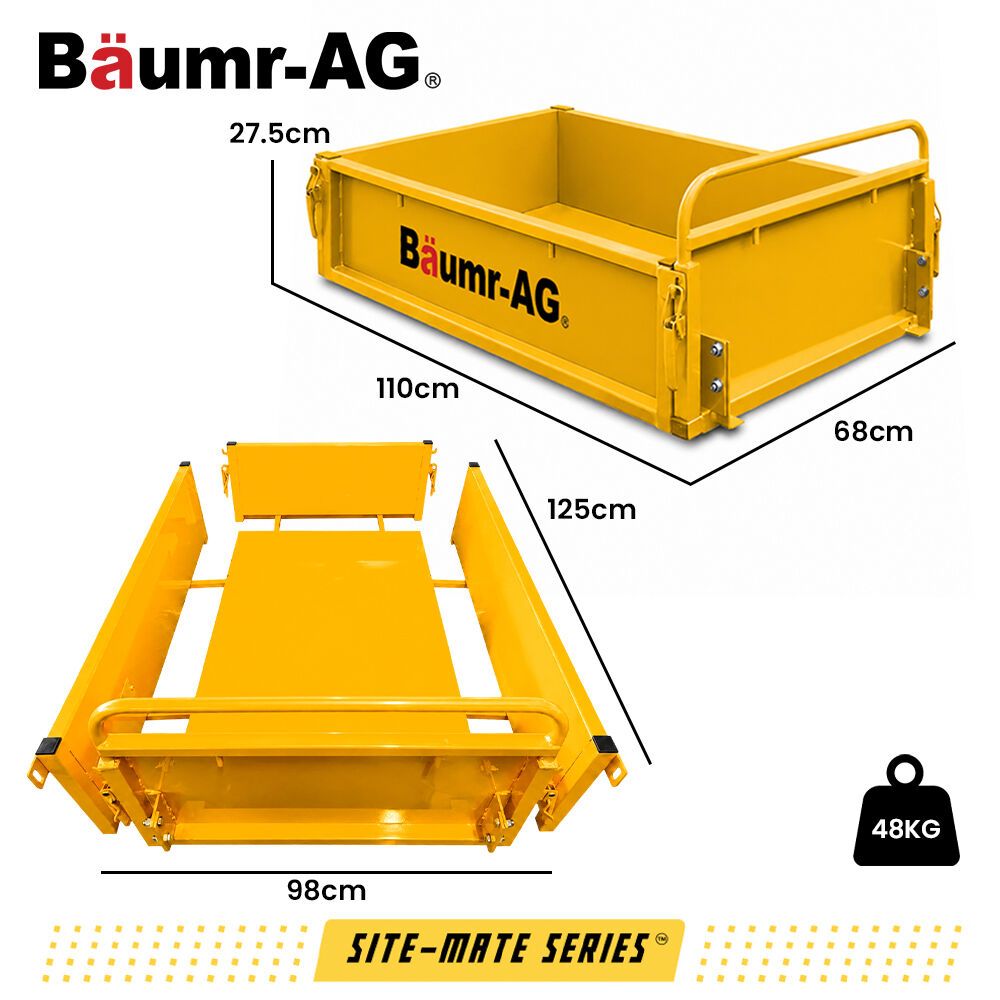 BAUMR-AG Flatbed Tray for Power Barrow