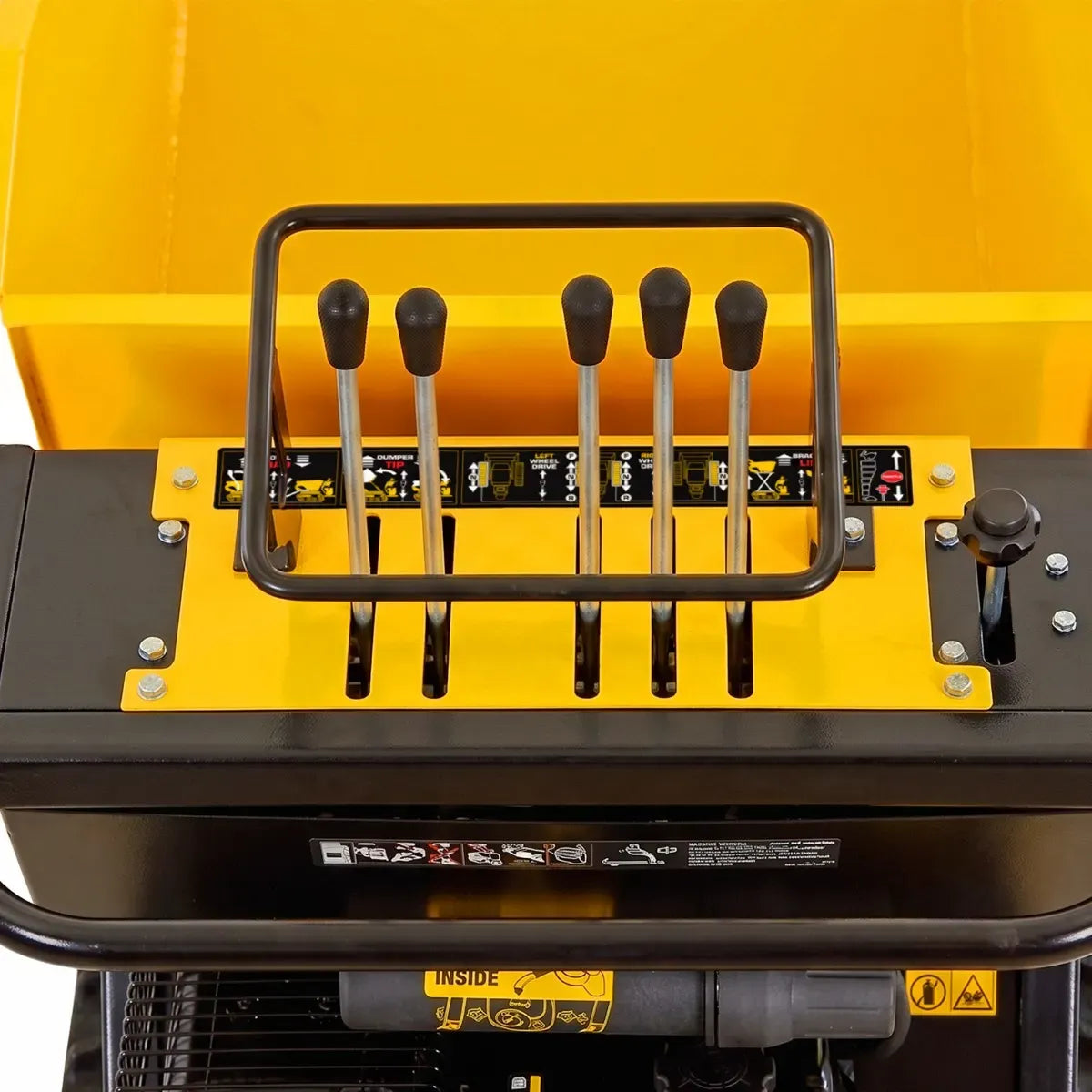 BAUMR-AG Tracked High Lifting/Tipping Power Barrow, 500kg Load Capacity, Hydrostatic, 9hp Engine