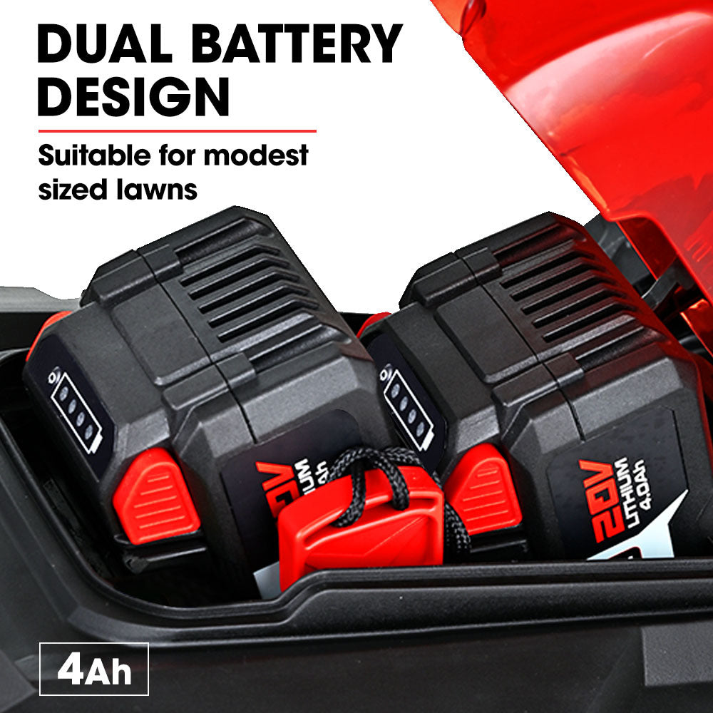 450CX 320mm Cordless Lawn Mower Kit 40V Brushless Black/Red