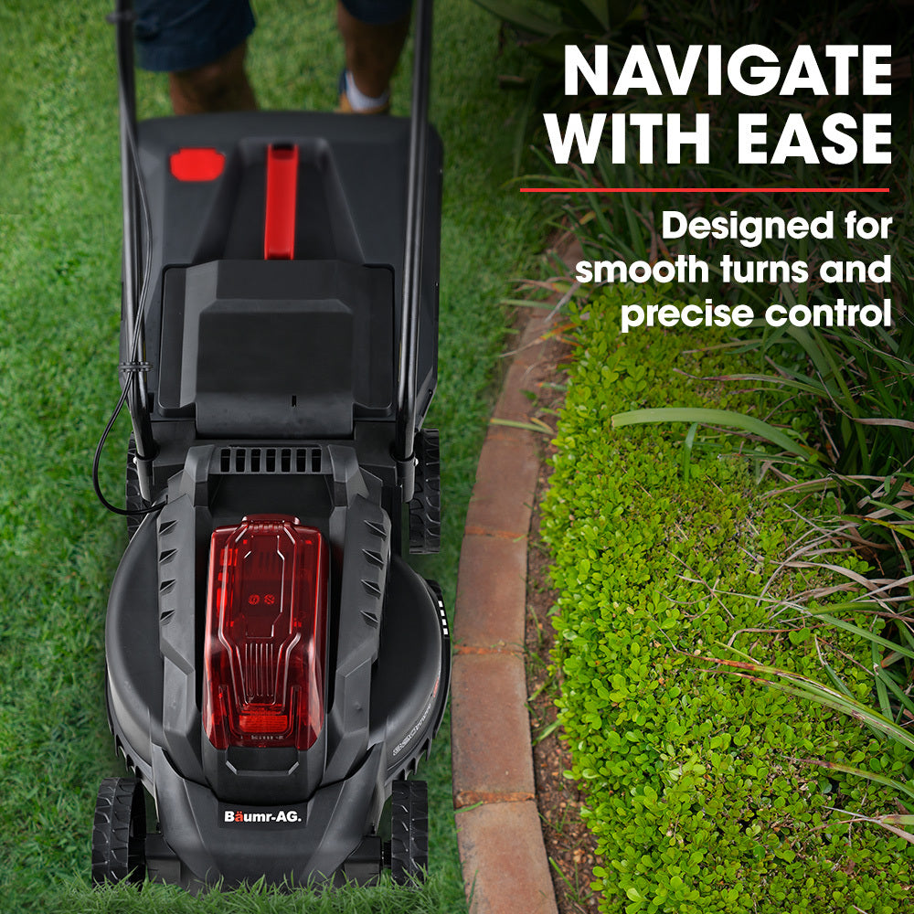 450CX 320mm Cordless Lawn Mower Kit 40V Brushless Black/Red