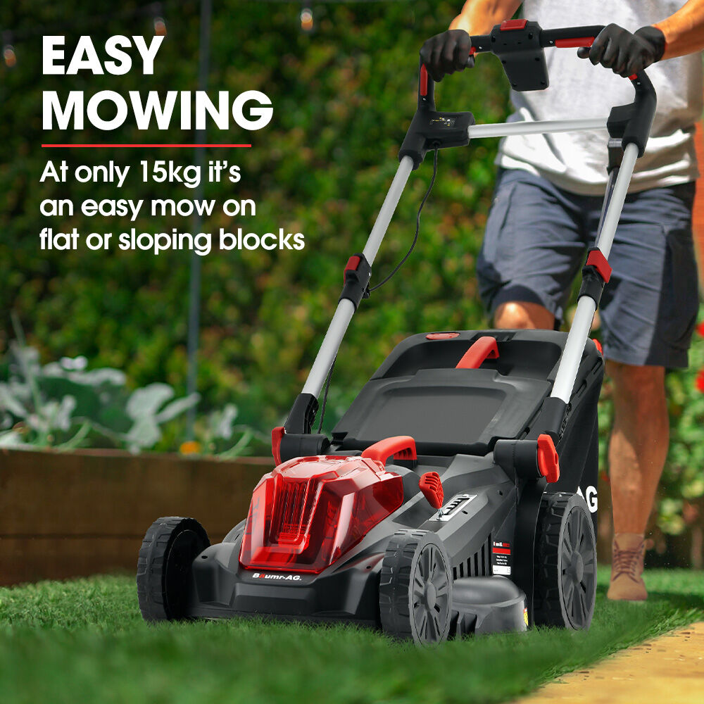 40V Sync 17" Cordless Lawn Mower Kit Black/Red