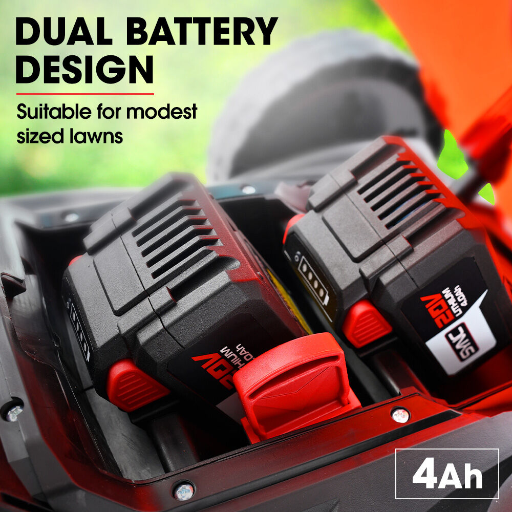 40V Sync 17" Cordless Lawn Mower Kit Black/Red