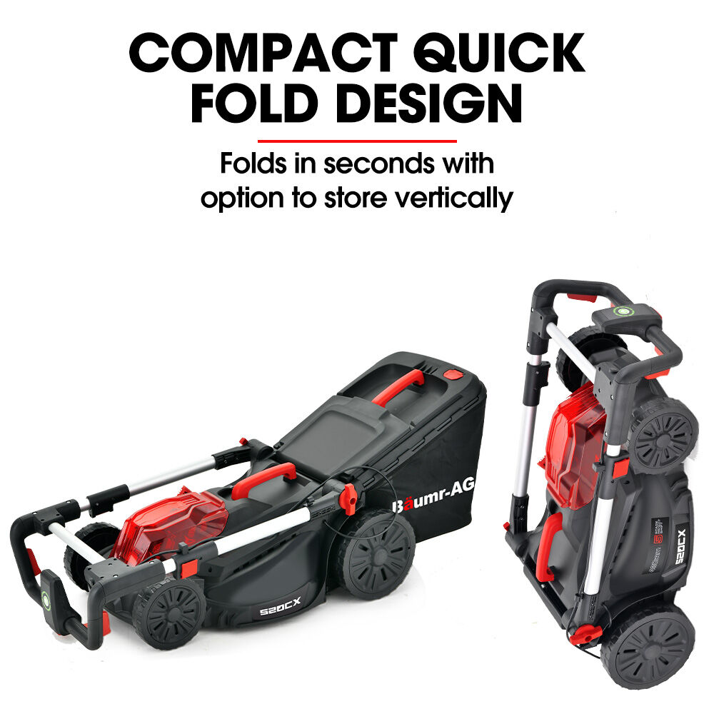 40V Sync 17" Cordless Lawn Mower Kit Black/Red
