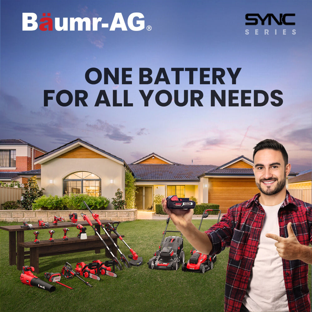 40V Sync 17" Cordless Lawn Mower Kit Black/Red