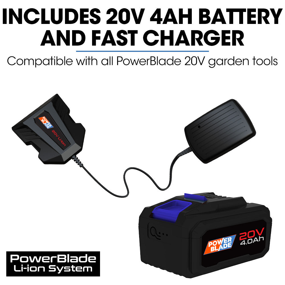 PowerBlade 350CX 13" Cordless Lawn Mower Kit Brushless Electric 20V