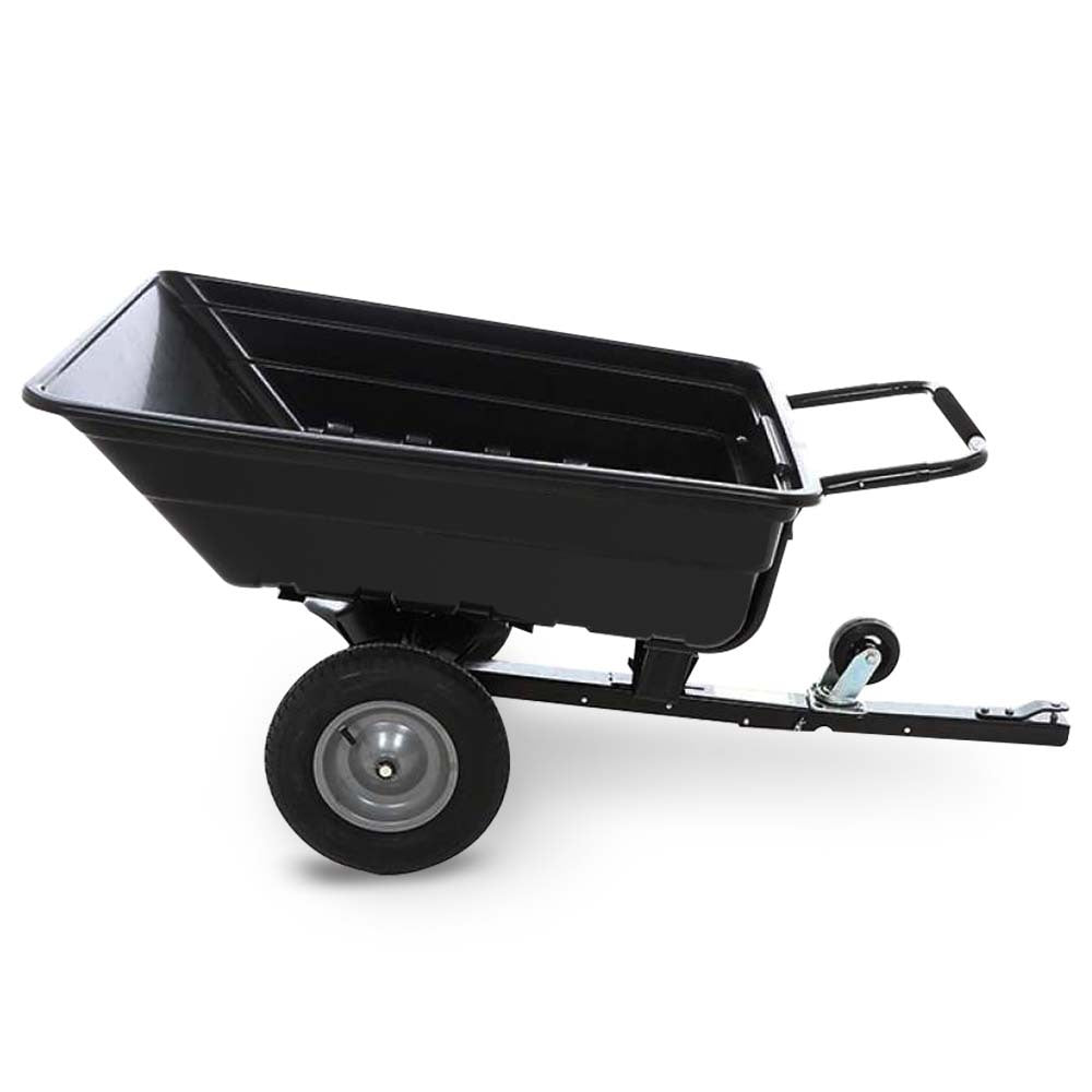 Heavy-Duty Poly Dump Cart Wheelbarrow, 270kg Capacity - PlantCraft