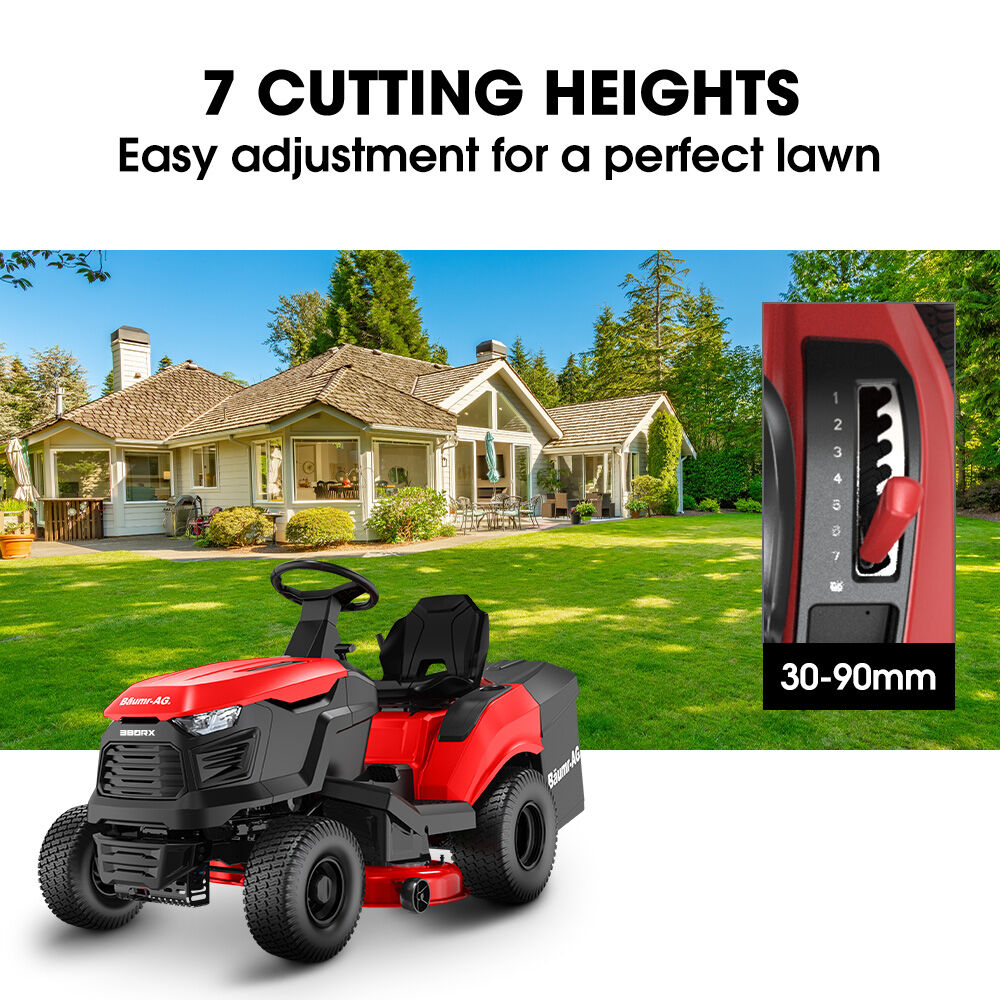 RX380 38" Ride-On Mower Tractor Electric Start 14hp Hydrostatic 100kg Towing