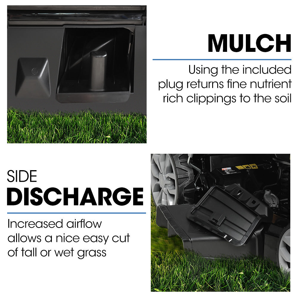 VS950 20" Self-Propelled Lawn Mower Electric Start Steel Deck 200cc