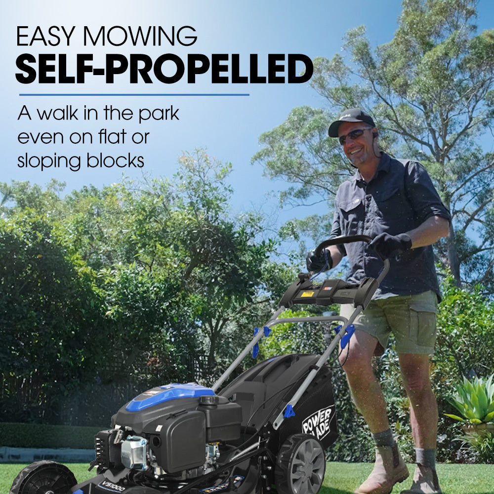 VS1000 22" Self-Propelled Lawn Mower Electric Start Steel Deck