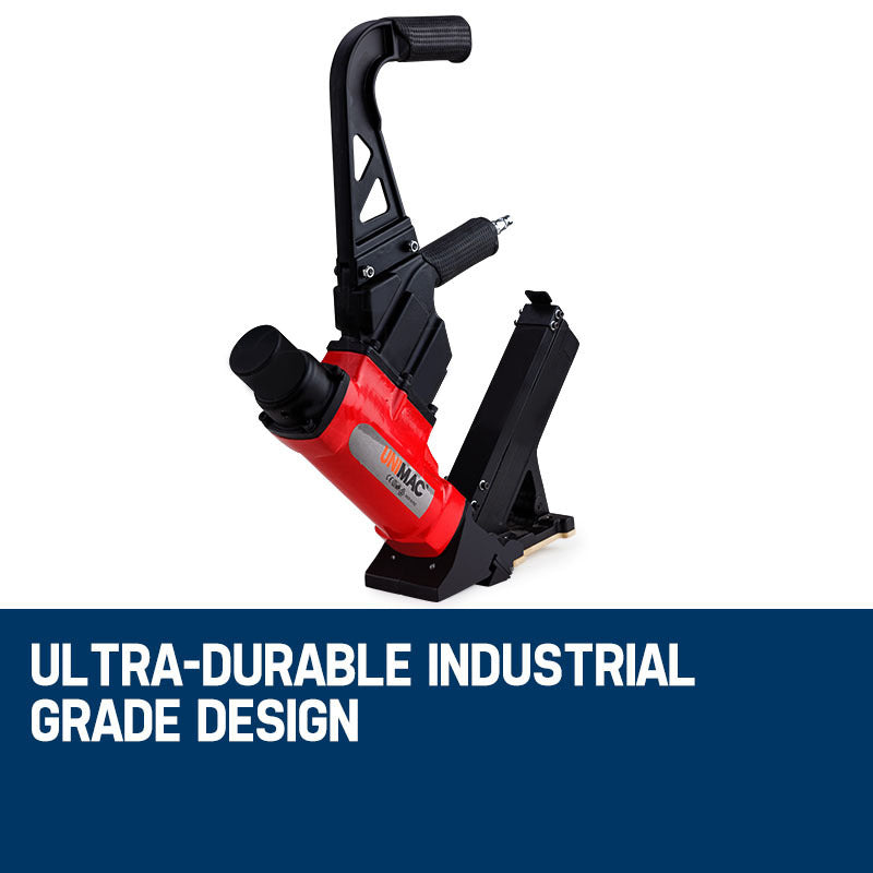 Super-Lightweight Pneumatic Flooring Nail & Staple Gun - Unimac