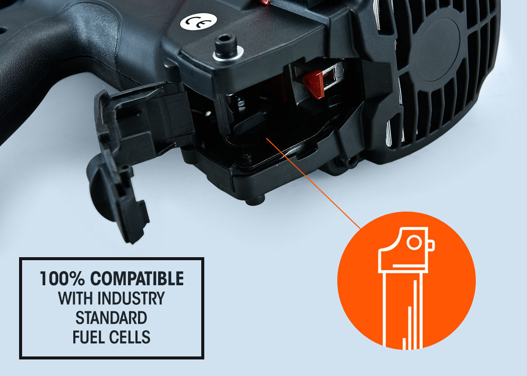 Brushless Gas Framing Nail Gun 50-90mm, 2 Batteries - Unimac