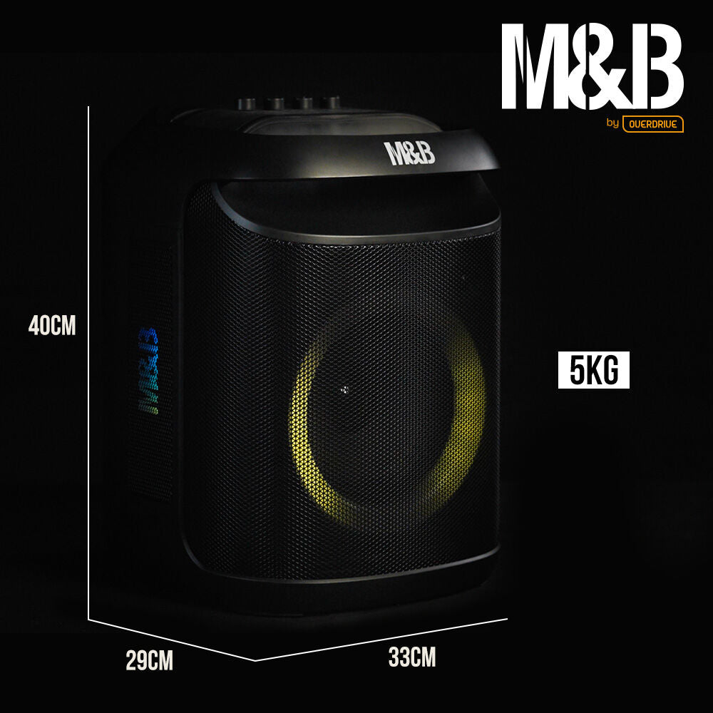 MB PS61 80W Bluetooth Party Speaker IPX4 Splash Proof RGB