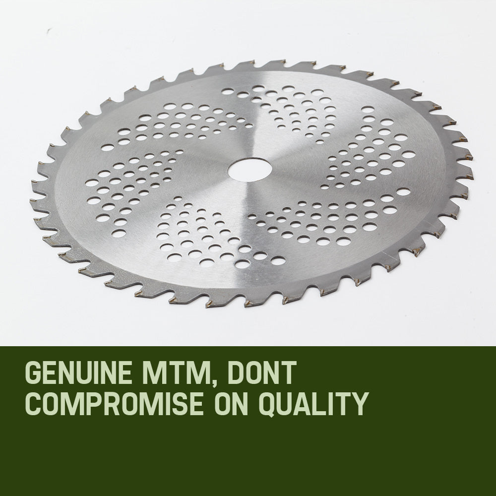 Durable 40T Carbide Brush Cutter Blade 255mm - MTM