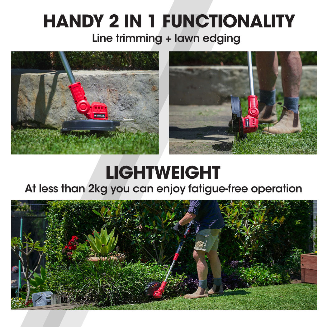 SYNC LT3 20V Cordless Line Trimmer Whipper Snipper 2.0Ah Battery