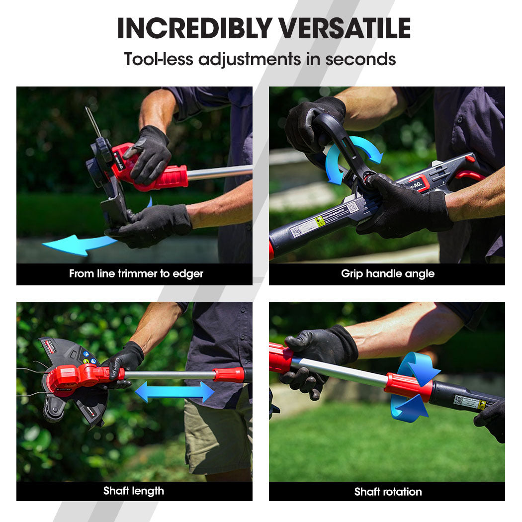 SYNC LT3 20V Cordless Line Trimmer Whipper Snipper 2.0Ah Battery