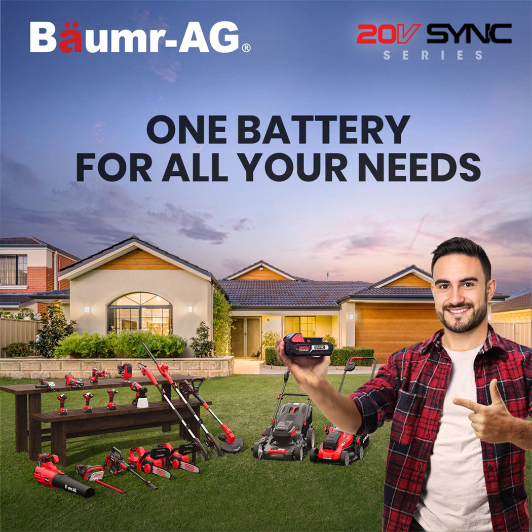 SYNC LT3 20V Cordless Line Trimmer Whipper Snipper 2.0Ah Battery