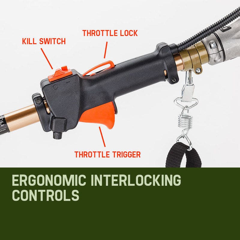SMX720 65cc 7-in-1 Garden Multi-Tool Chainsaw Hedge Trimmer Brush Cutter