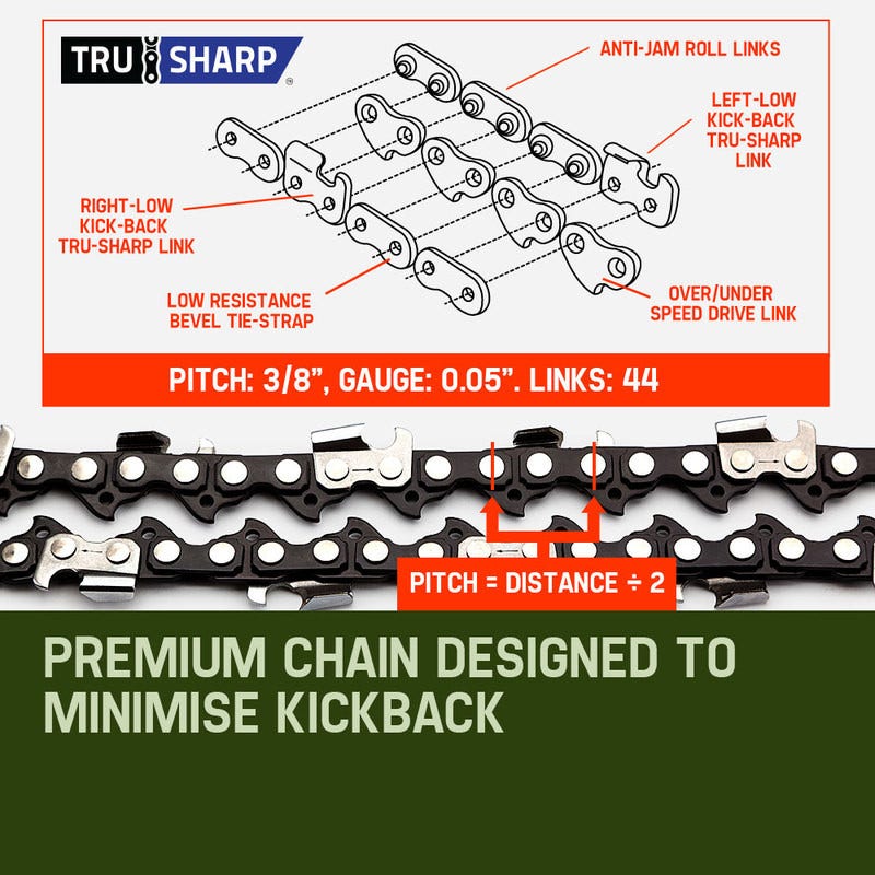 SMX720 65cc 7-in-1 Garden Multi-Tool Chainsaw Hedge Trimmer Brush Cutter