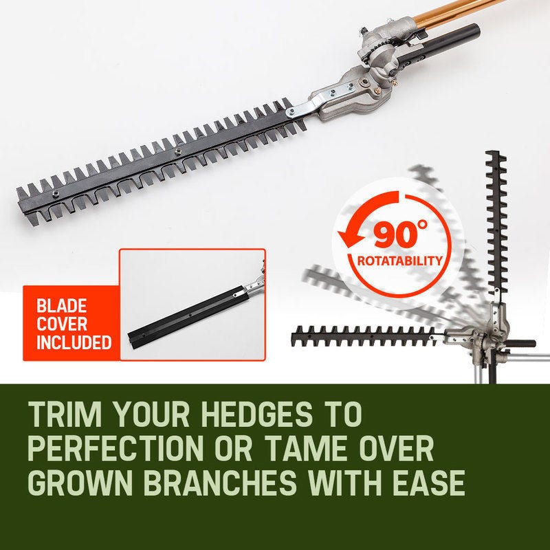 SMX720 65cc 7-in-1 Garden Multi-Tool Chainsaw Hedge Trimmer Brush Cutter
