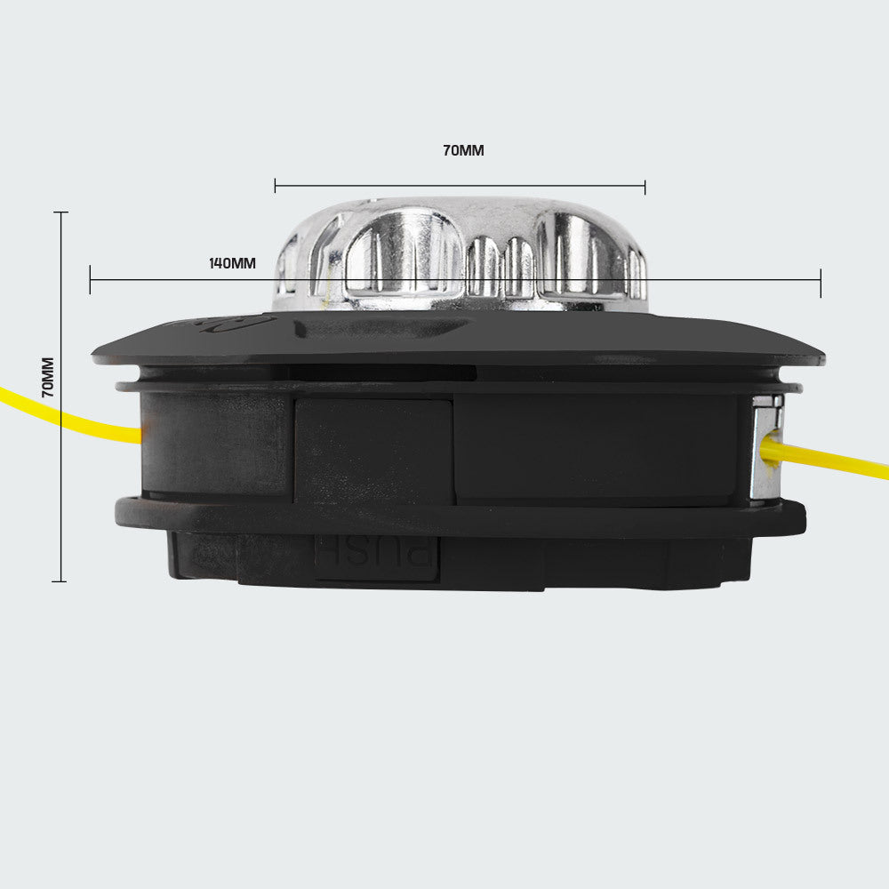 Vibration-Free Bump Feed Line Trimmer Head, 2.0-3.2mm - MTM