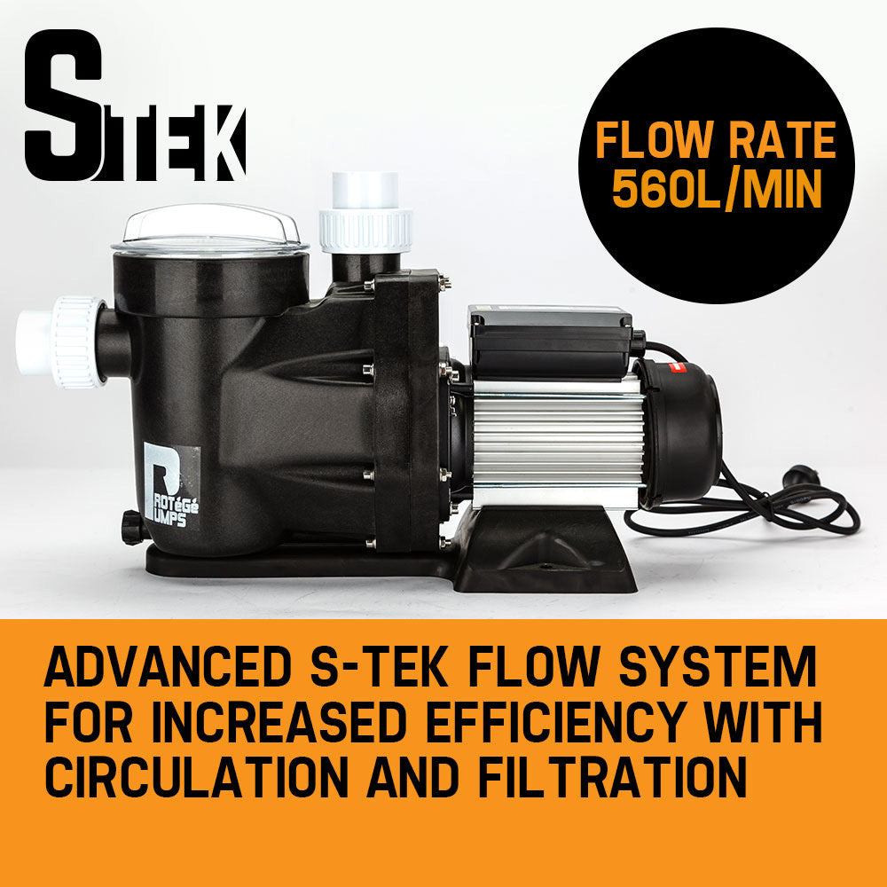 Pro Flow Pool Chain Pro-flow 2000W Swimming Pool Pump Electric Self-Priming Filter