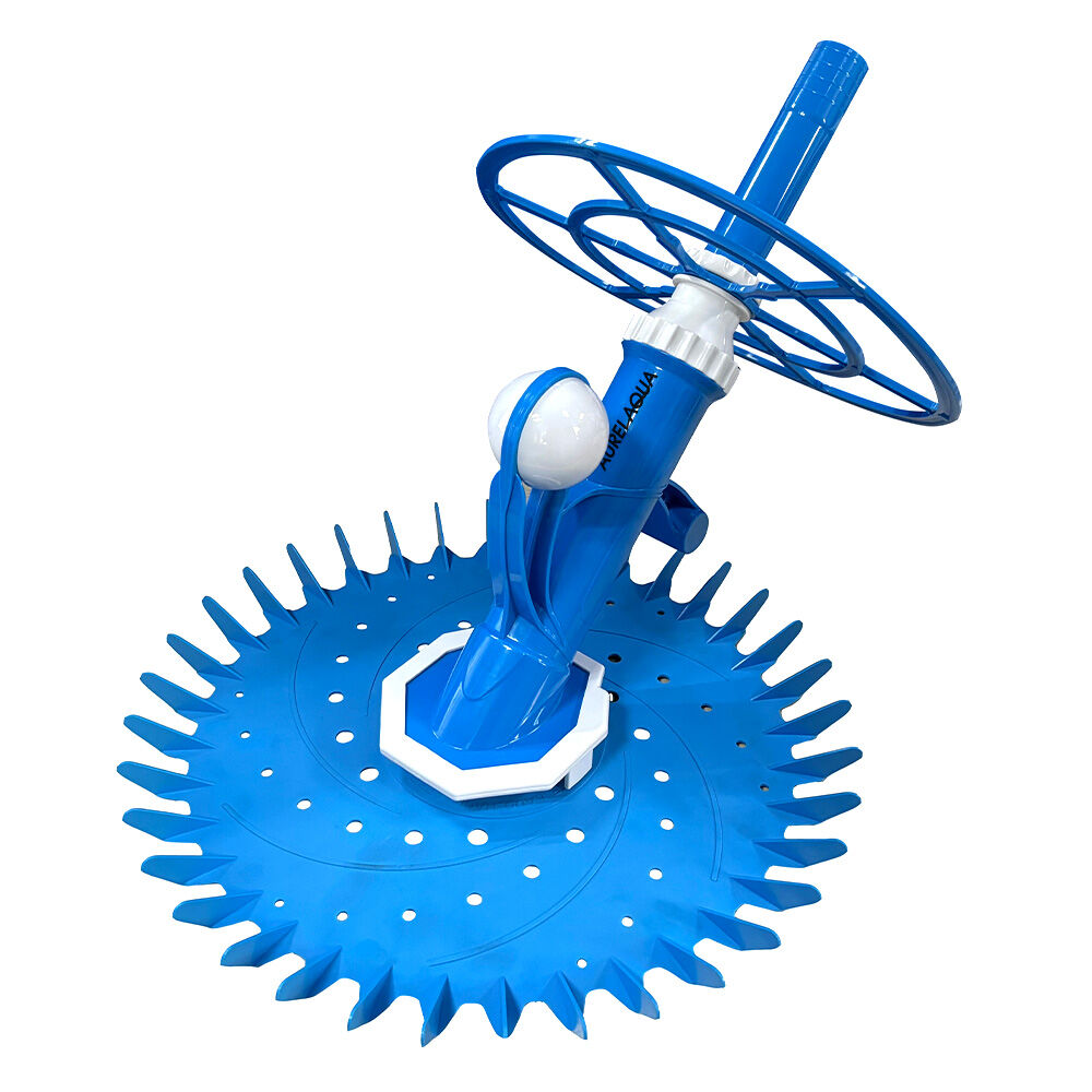 AURELAQUA Automatic Pool Cleaner, Flow-valve Suction Tech for Floors, Walls & Waterline