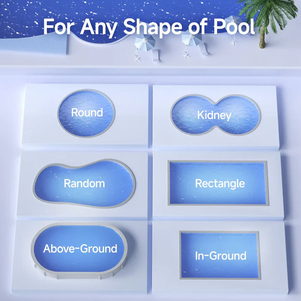 WYBOT C1 Cordless Robotic Pool Cleaner, with APP Control, Auto Vacuum Robot, Wall & Waterline Cleaning, Above Ground Inground up to 150sqm