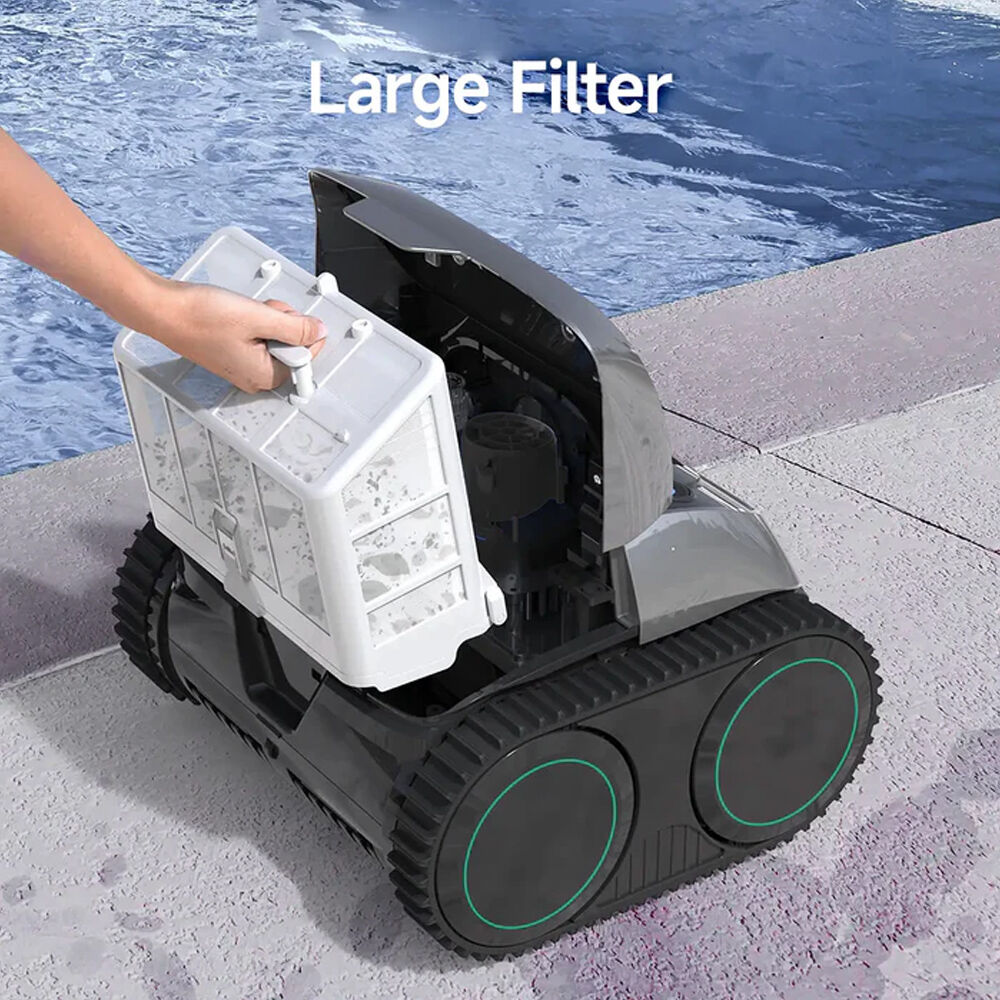 WYBOT C1 Cordless Robotic Pool Cleaner, with APP Control, Auto Vacuum Robot, Wall & Waterline Cleaning, Above Ground Inground up to 150sqm