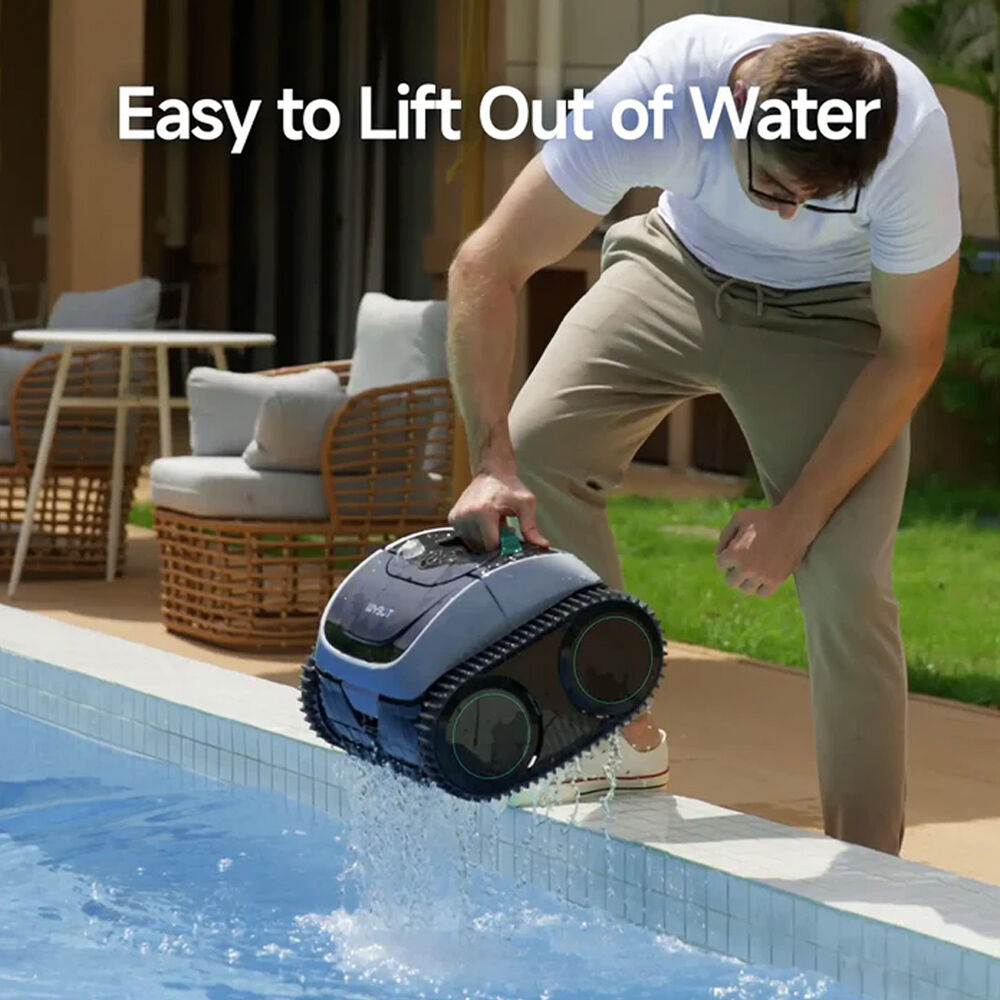 WYBOT C1 Cordless Robotic Pool Cleaner, with APP Control, Auto Vacuum Robot, Wall & Waterline Cleaning, Above Ground Inground up to 150sqm