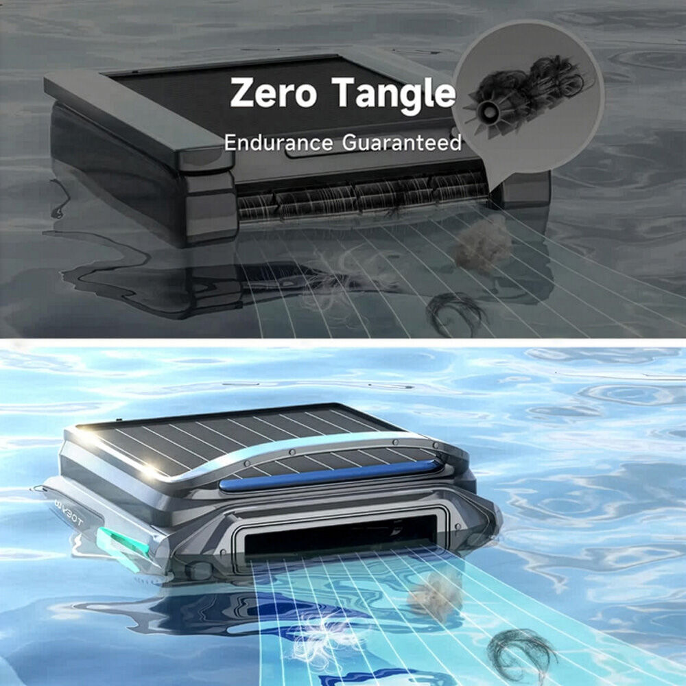 WYBOT F1 Solar Robotic Pool Skimmer, Large 7L Basket, APP Control and Customisable Route, Automatic Cleaner of Leaves and Fine Debris