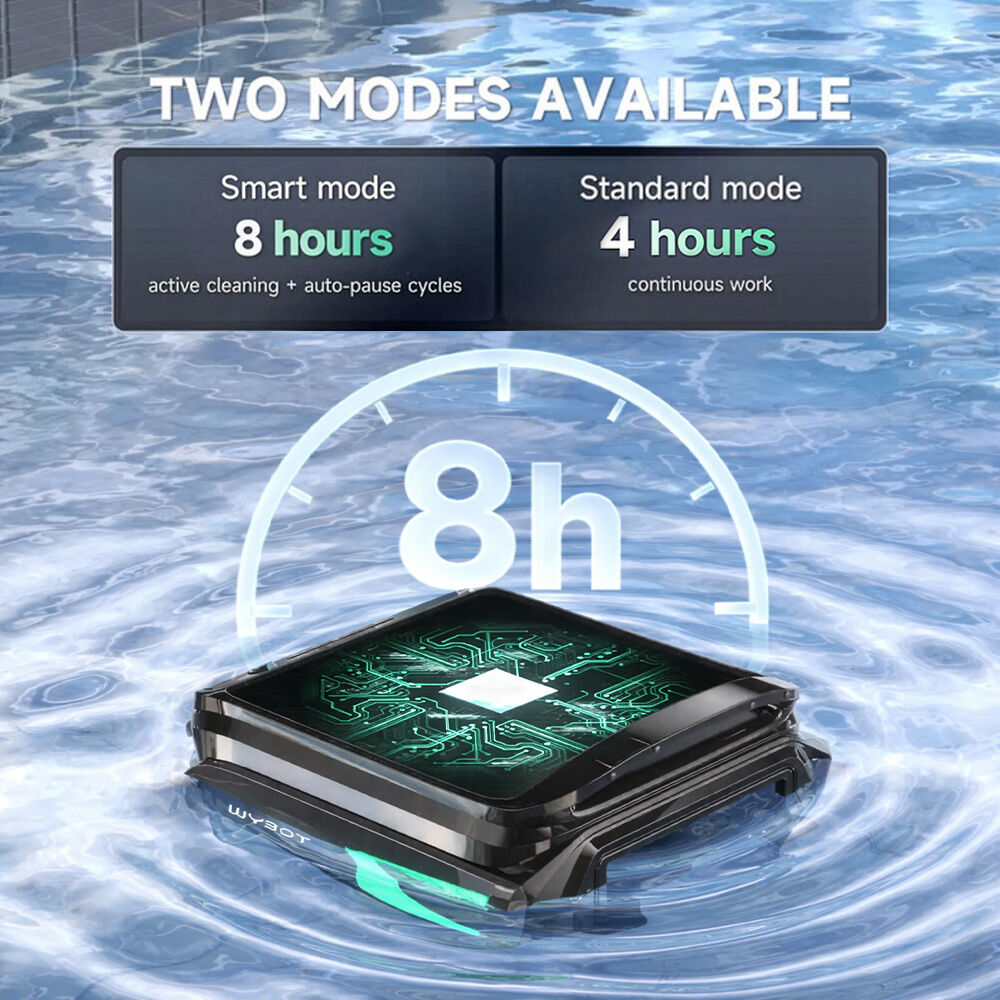 WYBOT F1 Solar Robotic Pool Skimmer, Large 7L Basket, APP Control and Customisable Route, Automatic Cleaner of Leaves and Fine Debris