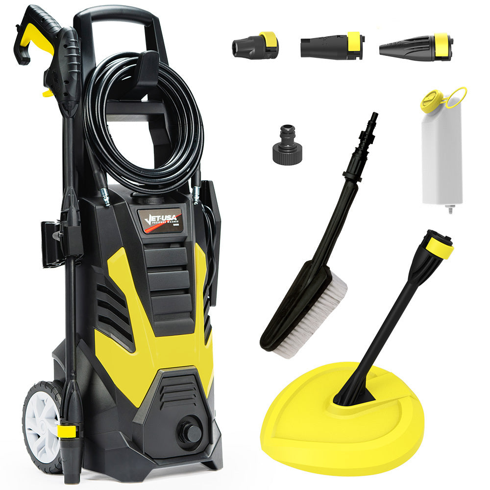 RX535 2600PSI Electric Pressure Washer 2 Nozzles Brush Head Deck Cleaner