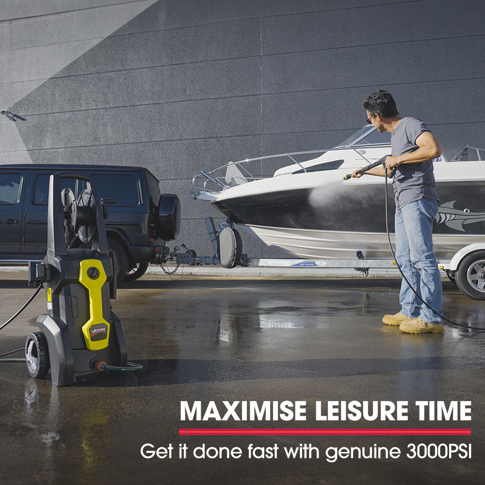RW545 3000PSI Electric Pressure Washer Water-Cooled Motor 2 Nozzles Deck Cleaner