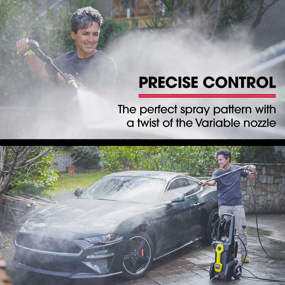 RW545 3000PSI Electric Pressure Washer Water-Cooled Motor 2 Nozzles Deck Cleaner