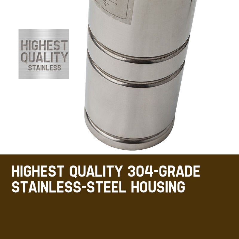 Protege 3HP Submersible Bore Water Pump Deep Well Irrigation Stainless Steel 240V