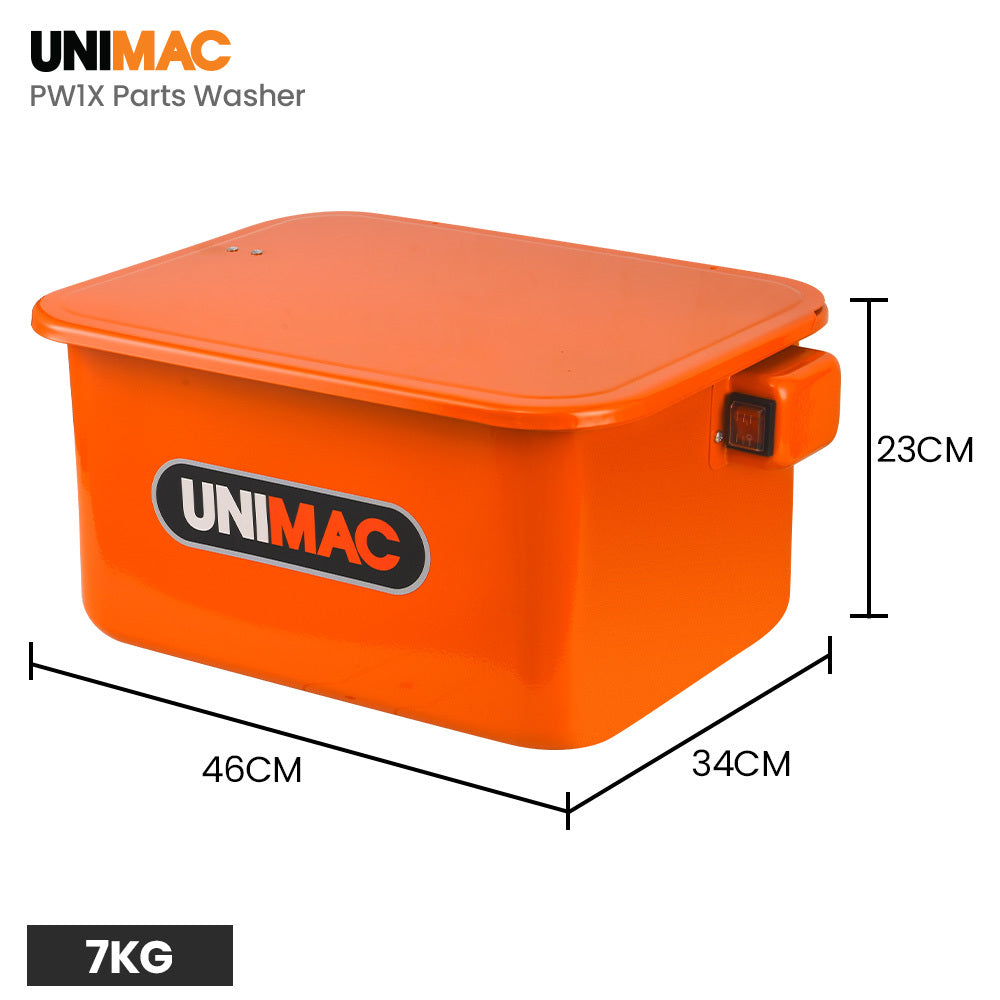 Unimac 22L Portable Auto Parts Washer for Home & Garage