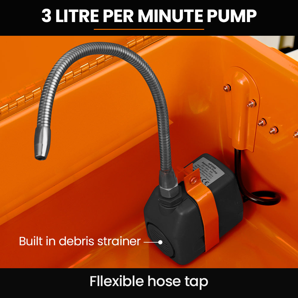 Unimac 22L Portable Auto Parts Washer for Home & Garage