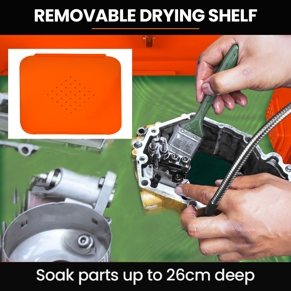 Unimac 86L Heavy Duty Auto Parts Washer Removable Shelf