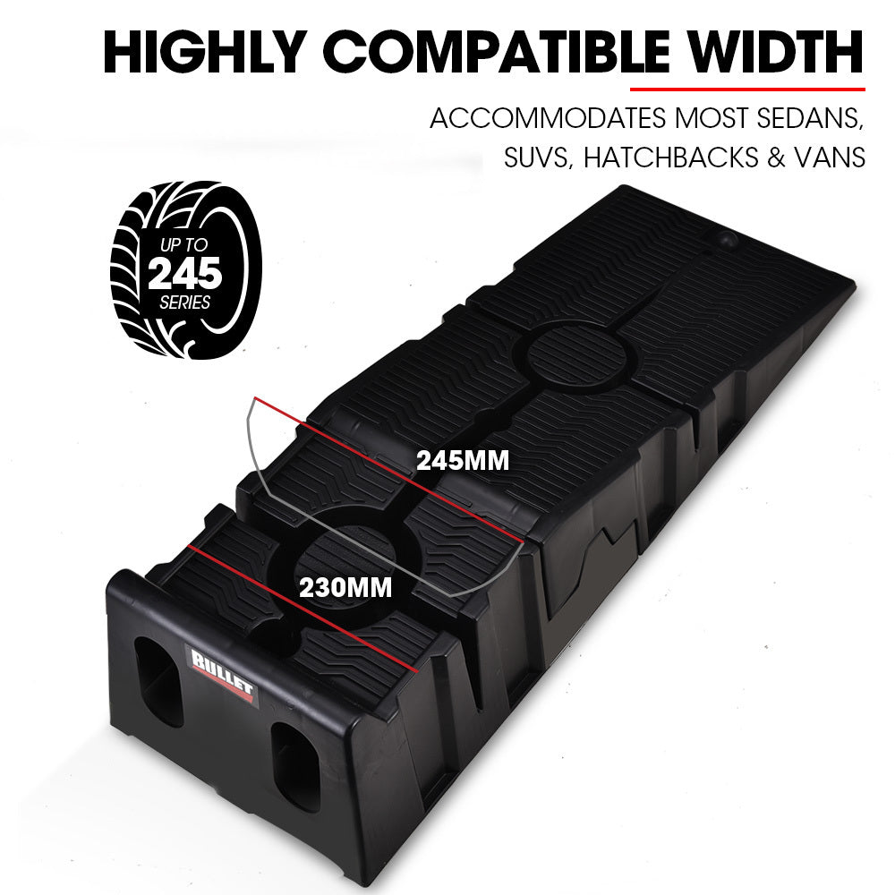 Bullet 2.5T Heavy Duty Car Service Ramps 4WD Trailer Pair