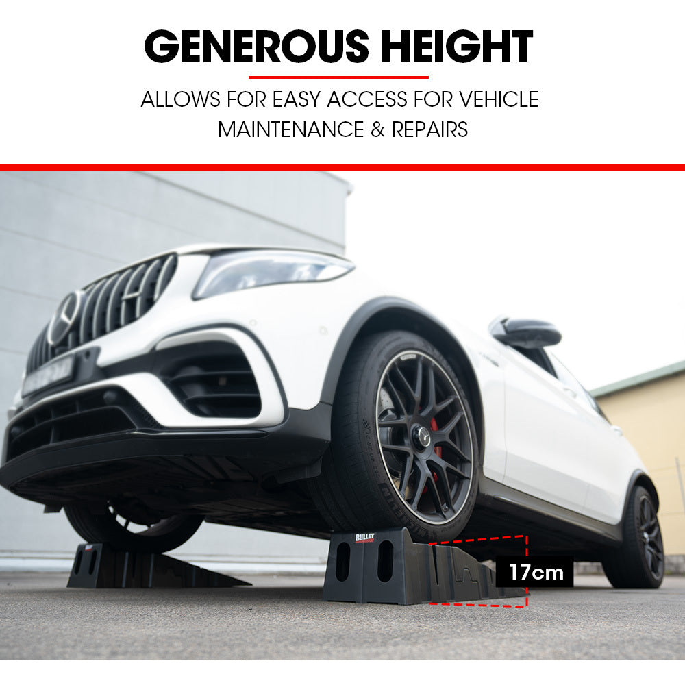 Bullet 2.5T Heavy Duty Car Service Ramps 4WD Trailer Pair