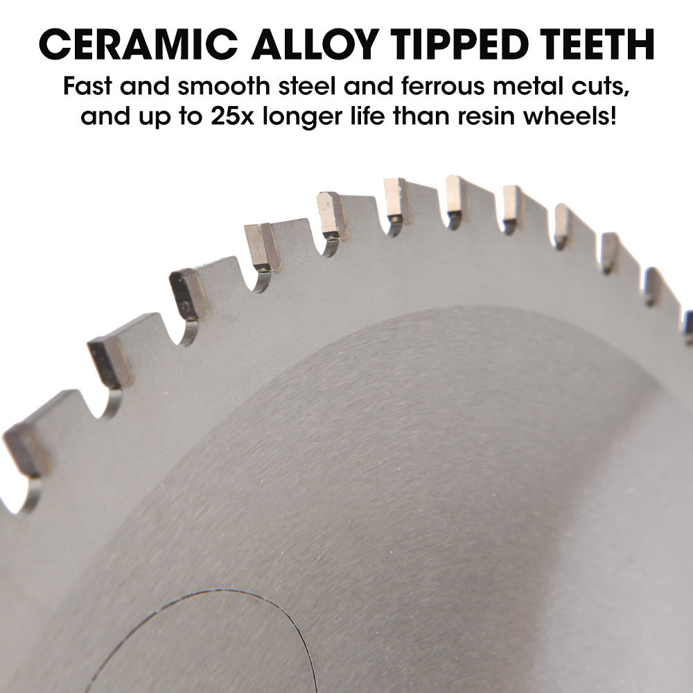 Baumr-AG 355mm Ceramic Alloy Tooth Saw Blade Low Spark Metal Cutting