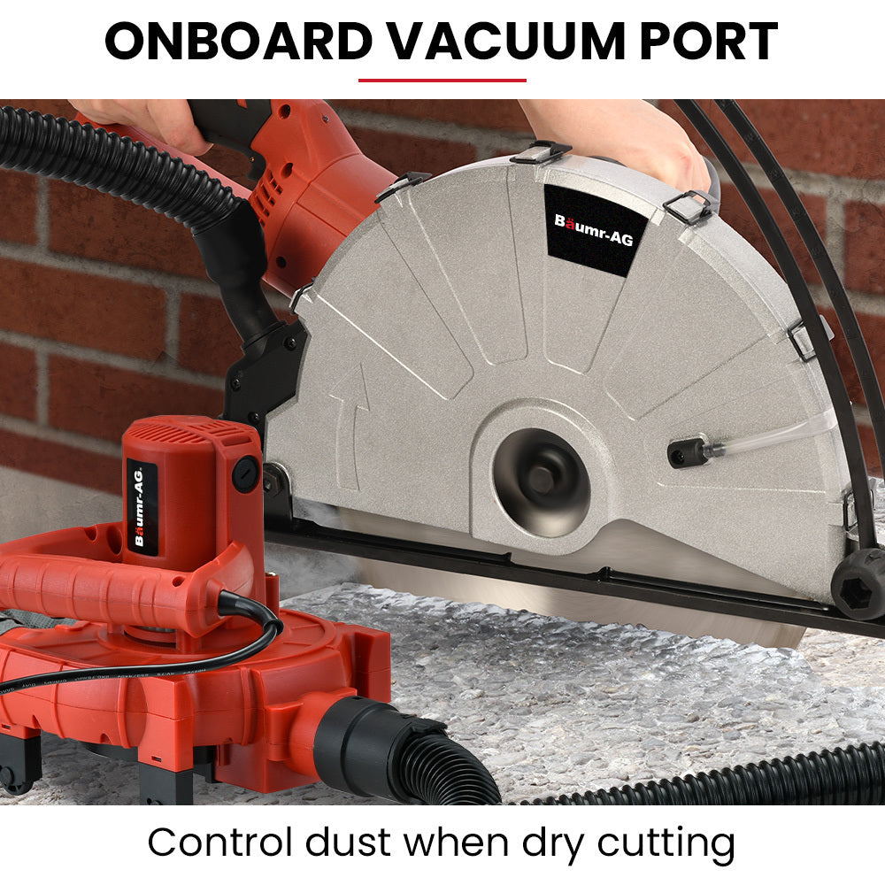 CSE-85 350mm Electric Concrete Demolition Saw Wet/Dry Cutting Diamond Blade