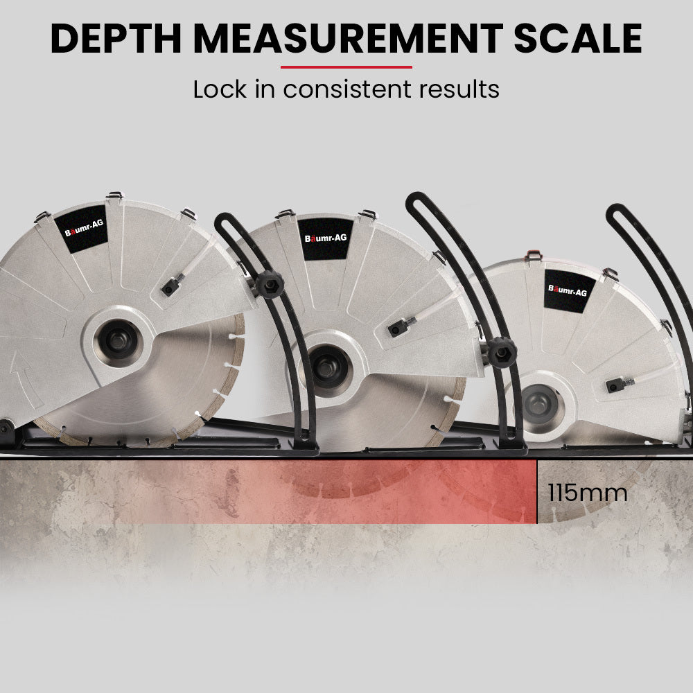 CSE-85 350mm Electric Concrete Demolition Saw Wet/Dry Cutting Diamond Blade