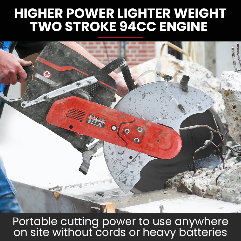 CSP-1000 400mm Concrete Demolition Saw 94cc 2-Stroke Wet/Dry Cutting