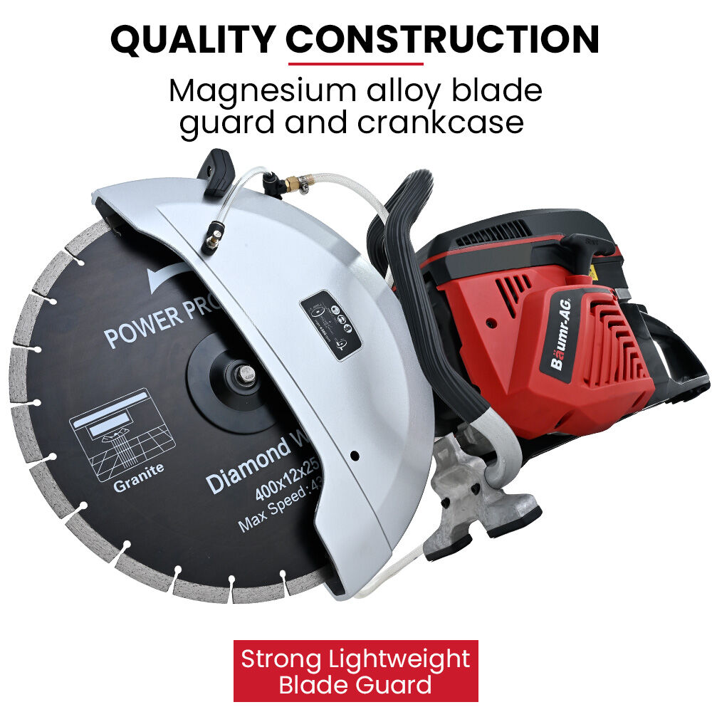 CSP-1000 400mm Concrete Demolition Saw 94cc 2-Stroke Wet/Dry Cutting