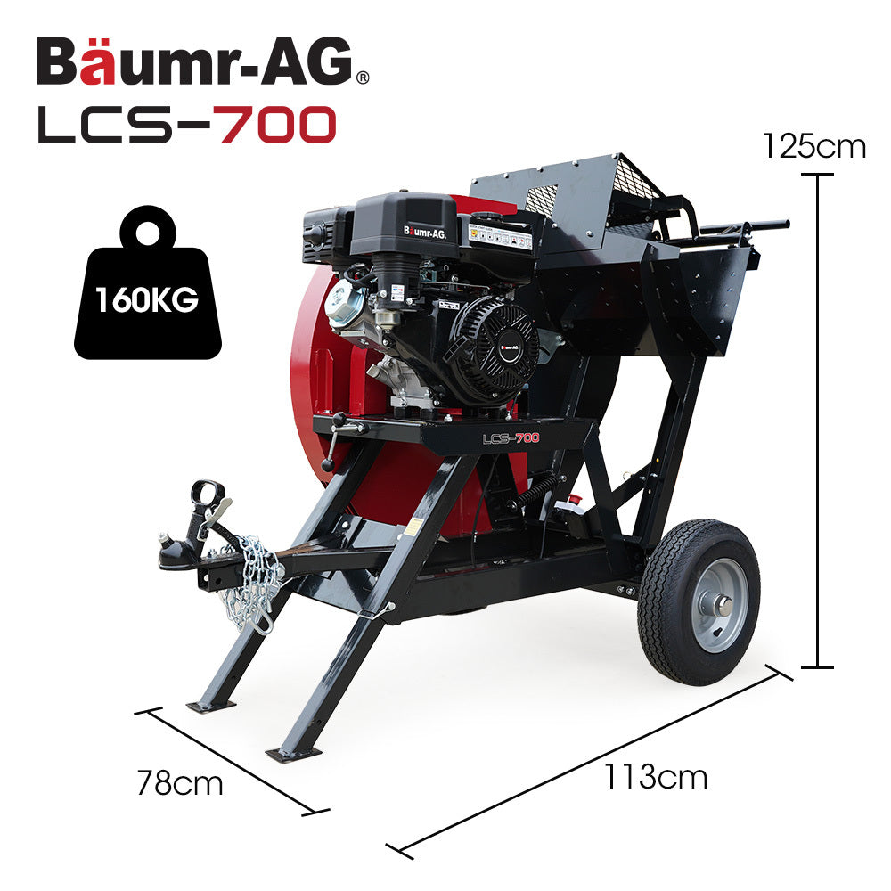LCS-700 15HP Circular Log Saw 270mm Cut Depth