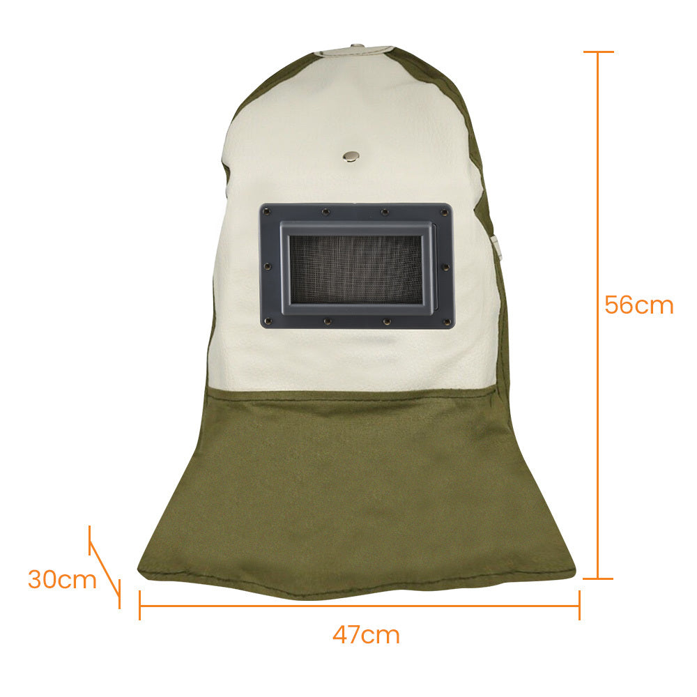 Unimac Sandblasting Safety Hood Built-in Hard Hat PPE Equipment