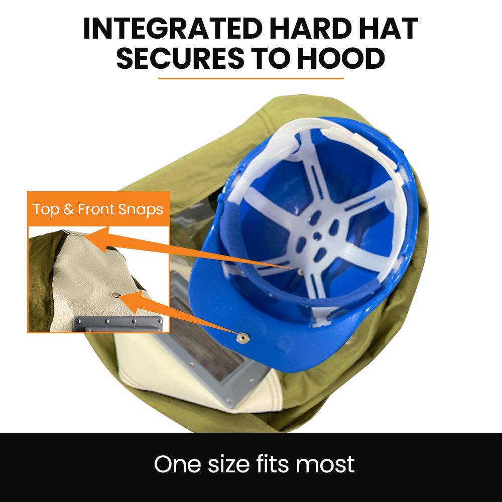Unimac Sandblasting Safety Hood Built-in Hard Hat PPE Equipment