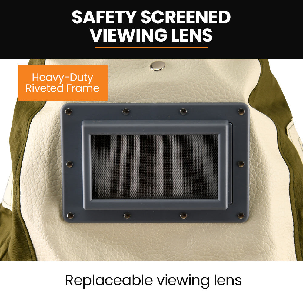 Unimac Sandblasting Safety Hood Built-in Hard Hat PPE Equipment